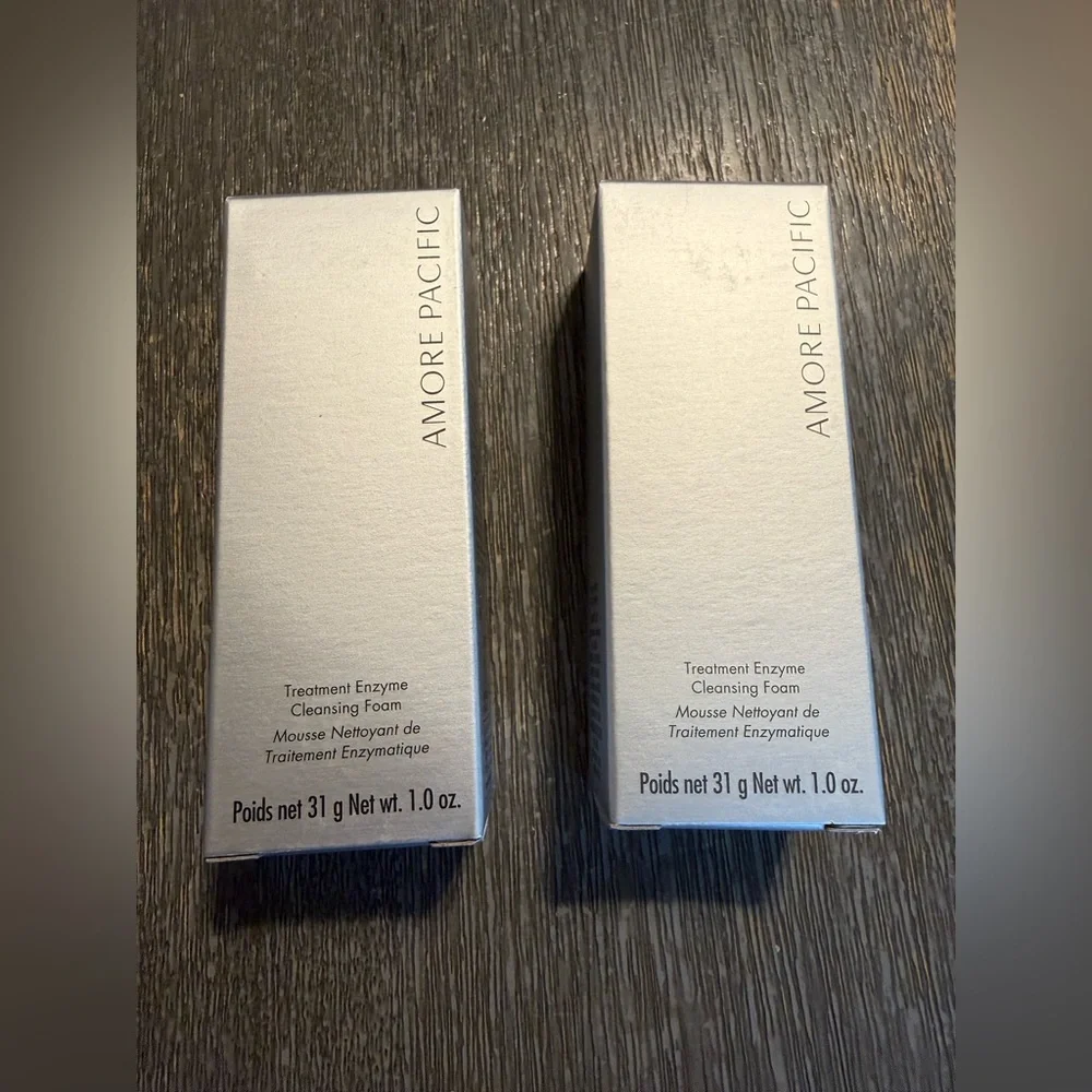 2 x Amore Pacific Treatment Enzyme Cleansing Foam DELUXE travel size 1 oz